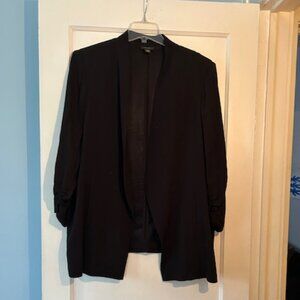 Unstructured Black Suit